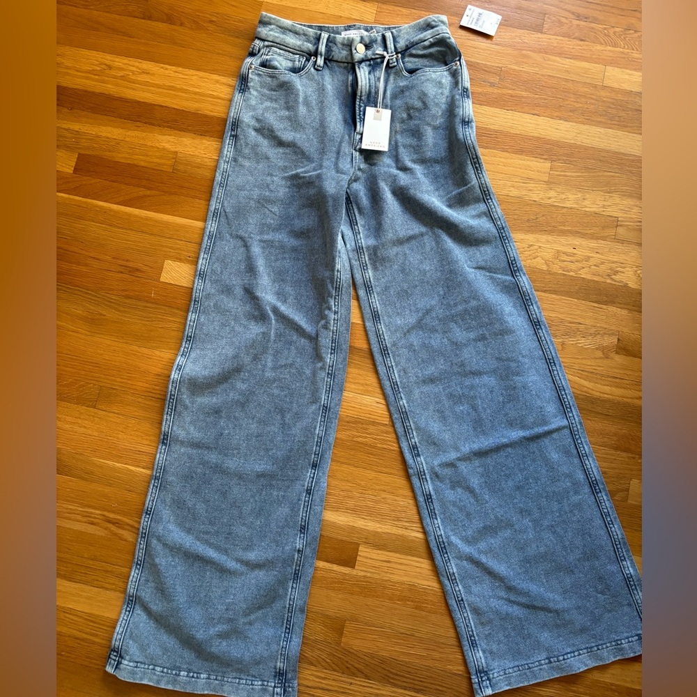Women's Good American Wide-Leg Jeanius Jeans